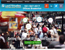 Tablet Screenshot of last7studios.com